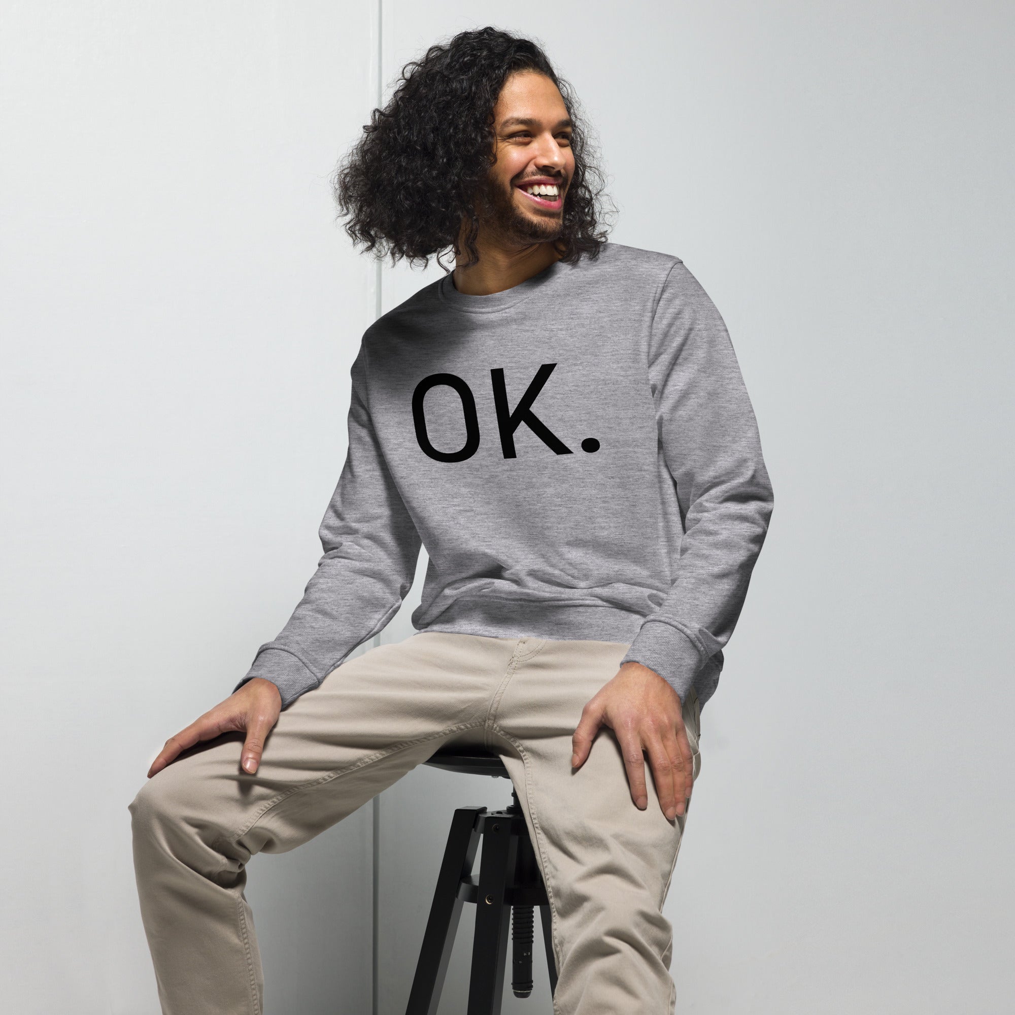 OK LAKE - Unisex Heavy Blend™ Crewneck Sweatshirt Blue Logo – OK CLOTHING  COMPANY